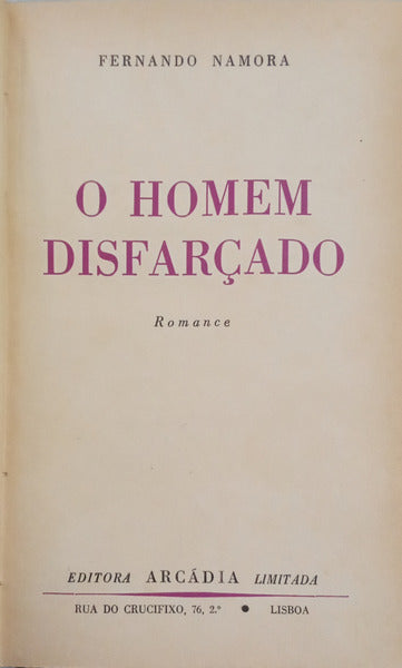 O HOMEM DISFARÇADO.
