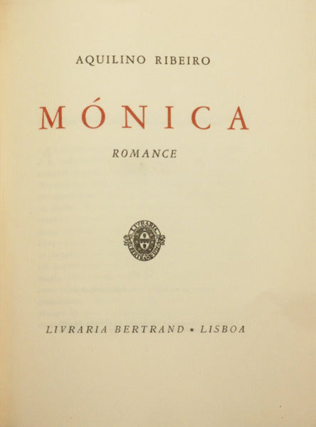 MÓNICA. [TIRAGEM ESPECIAL]