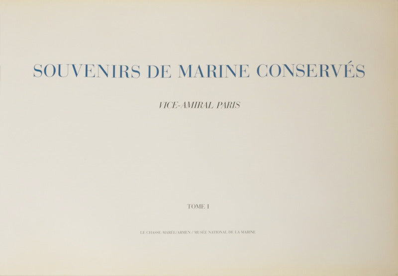 SOUVENIRS DE MARINE CONSERVÉS.