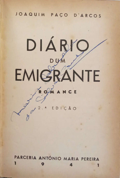 DIÁRIO DUM EMIGRANTE.