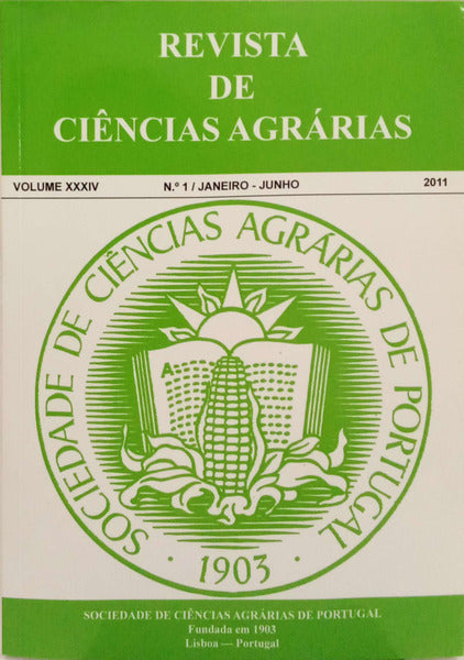 REVISTA DE CIÊNCIAS AGRÁRIAS, VOL. XXXIV, N.º 1, JANEIRO-JUNHO 2011 - VOL. XXXIIV, N.º 2, JULHO-DEZEMBRO 2011. [2 VOLS.]