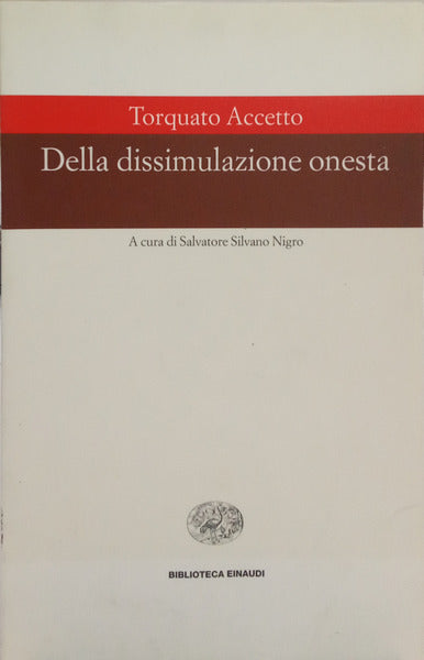 DELLA DISSIMULAZIONE ONESTA.