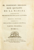 EL INGENIOSO HIDALGO DON QUIXOTE DE LA MANCHA.