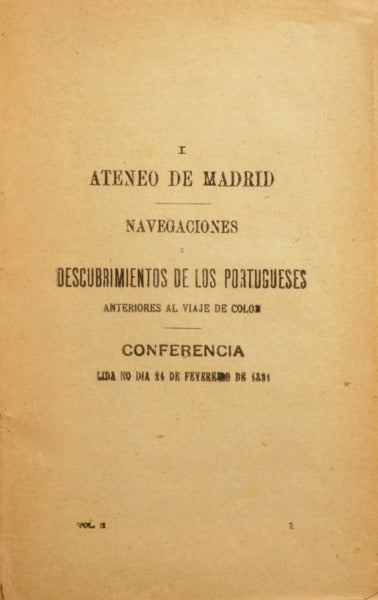 NAVEGACIONES Y DESCUBRIMIENTOS DE LOS PORTUGUESES ANTERIORES AL VIAJE DE COLON.