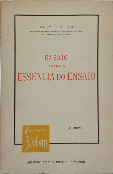 ENSAIO SOBRE A ESSÊNCIA DO ENSAIO