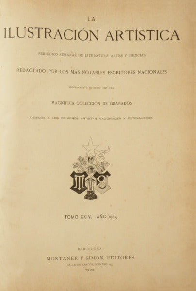 ILUSTRACIÓN (LA) ARTISTICA, AÑO XXIV, N.º 1201-1252, ENERO 1905.