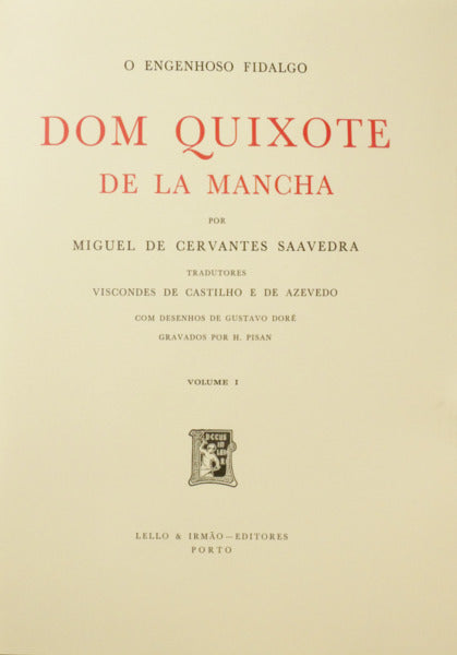 O ENGENHOSO FIDALGO DOM QUICHOTE DE LA MANCHA. [2 VOLS.]