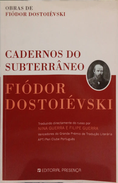 CADERNOS DO SUBTERRÂNEO. [1.ª EDIÇÃO]