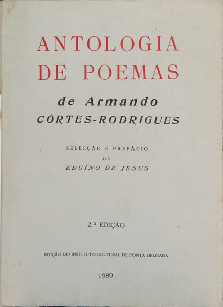 ANTOLOGIA DE POEMAS. [2.ª EDIÇÃO]