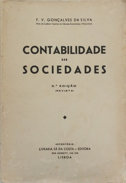 CONTABILIDADE DAS SOCIEDADES. [5.ª EDIÇÃO]