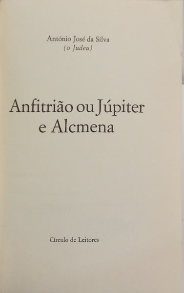 ANFITRIÃO OU JÚPITER E ALCMENA.