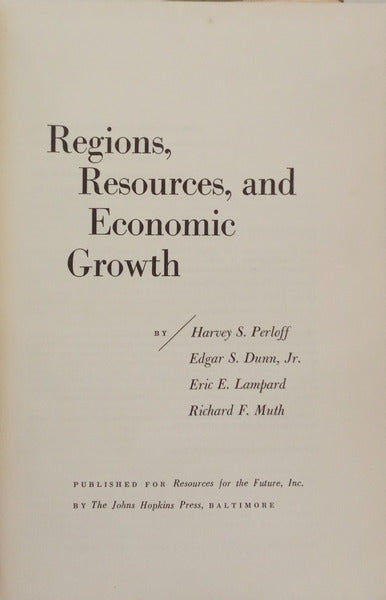 REGIONS, RESOURCES, AND ECONOMIC GROWTH.