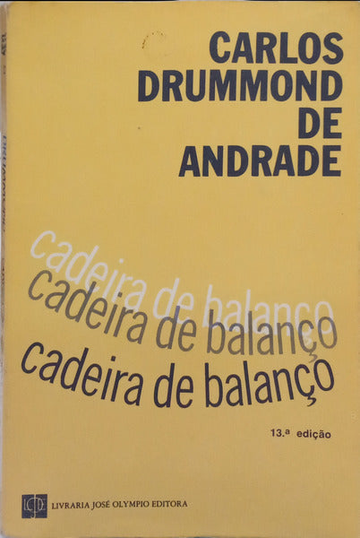 CADEIRA DE BALANÇO. [13.ª EDIÇÃO]