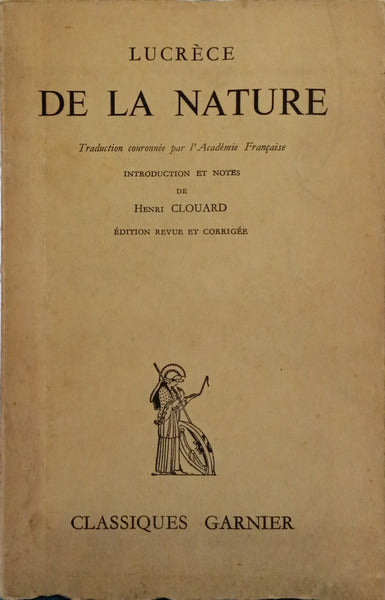 DE LA NATURE.