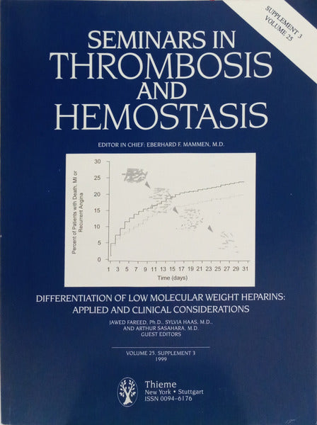 SEMINARS IN THROMBOSIS AND HEMOSTASIS, VOLUME 25, SUPPLEMENT 3, 1999.