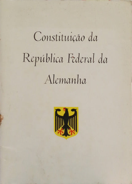 CONSTITUIÇÃO DA REPÚBLICA FEDERAL DA ALEMANHA.