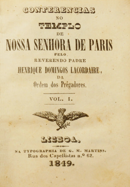 CONFERENCIAS NO TEMPLO DE NOSSA SENHORA DE PARIS