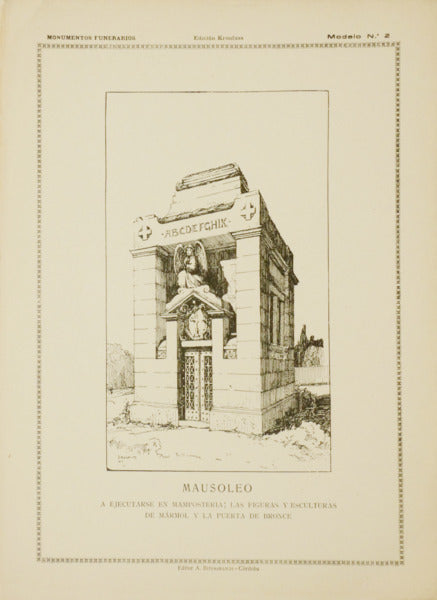 MONUMENTOS FUNERARIOS, MODELO N.º 1 - 95.