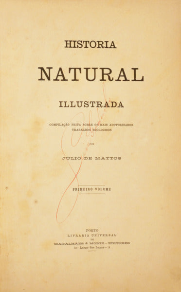 HISTORIA NATURAL ILLUSTRADA. [6 VOLUMES]
