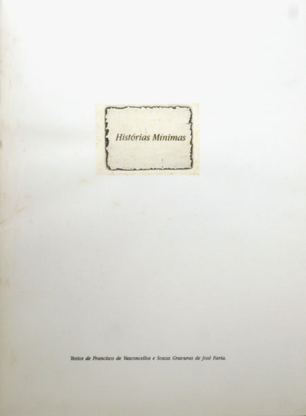HISTÓRIAS MÍNIMAS.