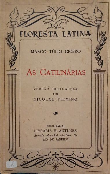 AS CATILINÁRIAS. [4.ª EDIÇÃO]