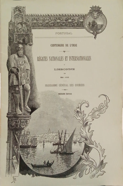 CENTENAIRE DE L'INDE: RÉGATES NATIONALES ET INTERNATIONALES LISBONNE ΜΑΙ 1898.