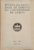 REVISTA DA FACULDADE DE DIREΙΤΟ DA UNIVERSIDADE DE LISBOA, VOL. XXII, 1968-1969.