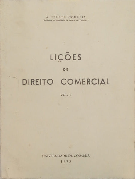 LIÇÕES DE DIREITO COMERCIAL. [VOL. I/BRO.]