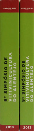 NONO SIMPÓSIO DE VITIVINICULTURA DO ALENTEJO. [2 VOLS.]