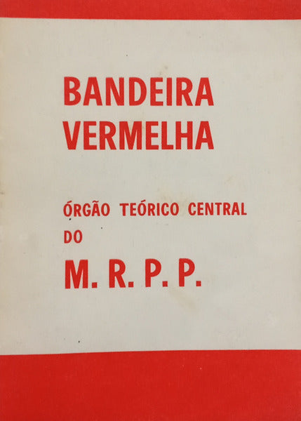 BANDEIRA VERMELHA.