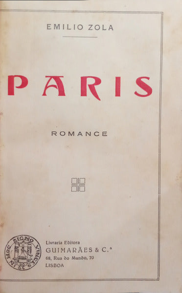 ZOLA. (Émile) PARIS.