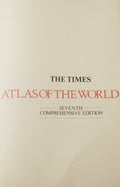 THE TIMES ATLAS OF THE WORLD. [7.ª EDIÇÃO]