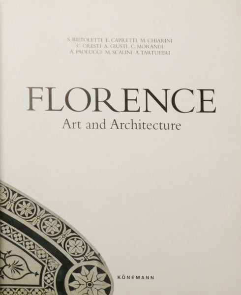 FLORENCE, ART AND ARCHITECTURE.