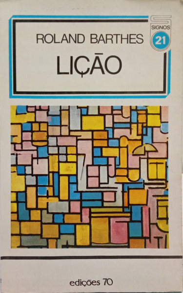 BARTHES. (Roland) LIÇÃO. [EDIÇÃO DE 1988]