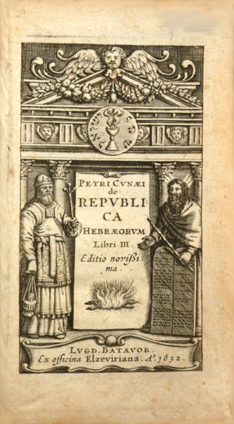 CUNAEUS. (Petrus) DE REPVBLICA HEBRAEORUM LIBRI. III.