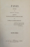 FEYDEAU. (Ernesto) e Camilo Castelo Branco. FANNY.