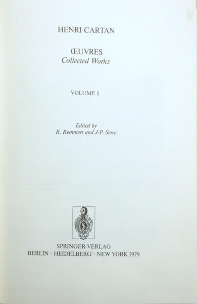 OEUVRES. COLLECTED WORKS. [3 VOLS., FAC-SIMILE]