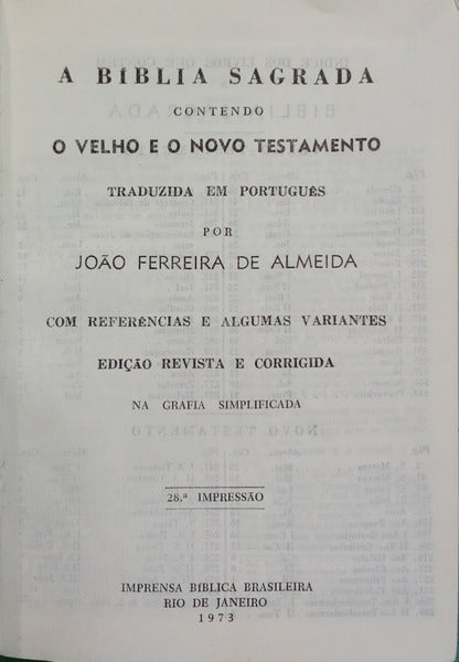 BIBLIA (A) SAGRADA.