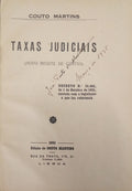 COUTO MARTINS. TAXAS JUDICIAIS (NOVO REGIME DE CUSTAS).