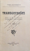 MOURISCA. (José) TRANSGRESSÕES. [2.ª EDIÇÃO]