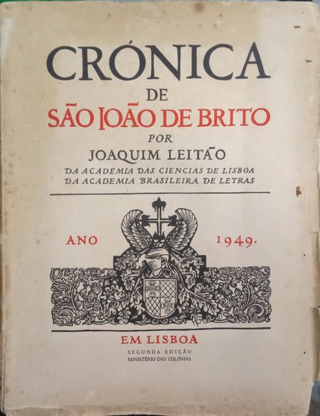 LEITÃO. (Joaquim) CRÓNICA DE S. JOÃO DE BRITO.