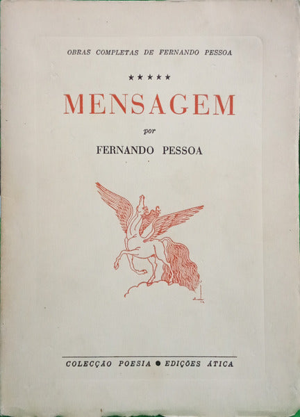 PESSOA. (Fernando) MENSAGEM. [4.ª EDIÇÃO]