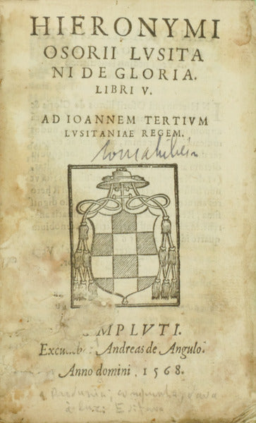 DE GLORIA, LIBRI V. AD IOANNEM TERTIUM LUSITANIAE REGEM.