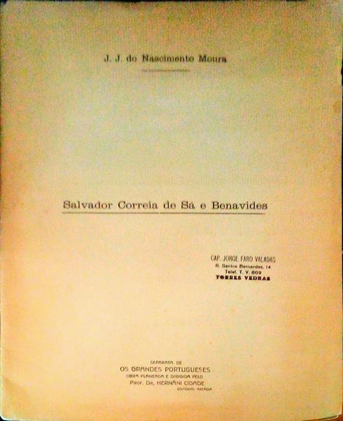 SALVADOR CORREIA DE SÃ E BENAVIDES.