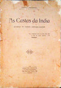 AS CASTAS DA Ã?NDIA. (ESBOÇO DE ESTUDO ANTROPO-SOCIAL)