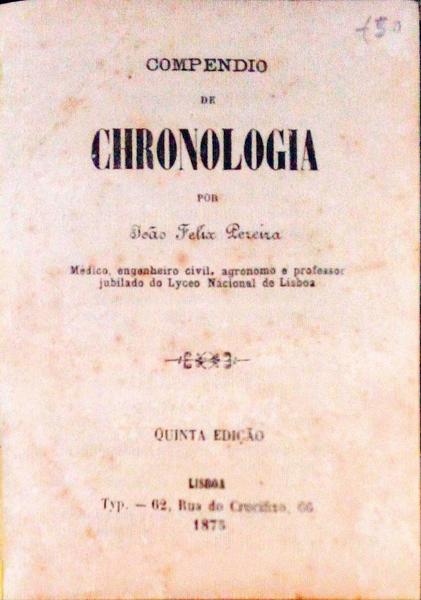 COMPENDIO DE CHRONOLOGIA.