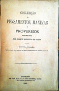 COLECÃ‡ÃƒO DE PENSAMENTOS, MAXIMAS E PROVERBIOS.