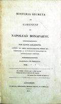 HISTORIA SECRETA DO GABINETE DE NAPOLEÃƒO BONAPARTE.