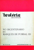 NO BICENTENÃRIO DO MARQUÃŠS DE POMBAL. (II).