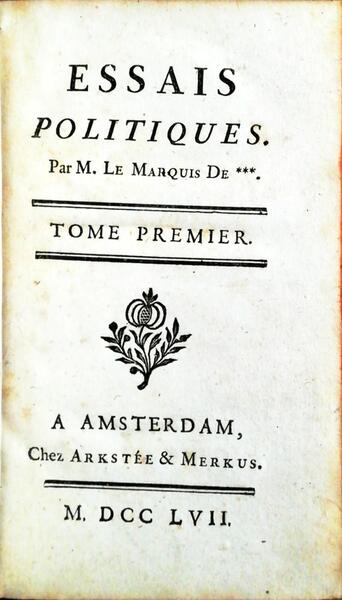 ESSAIS POLITIQUES.